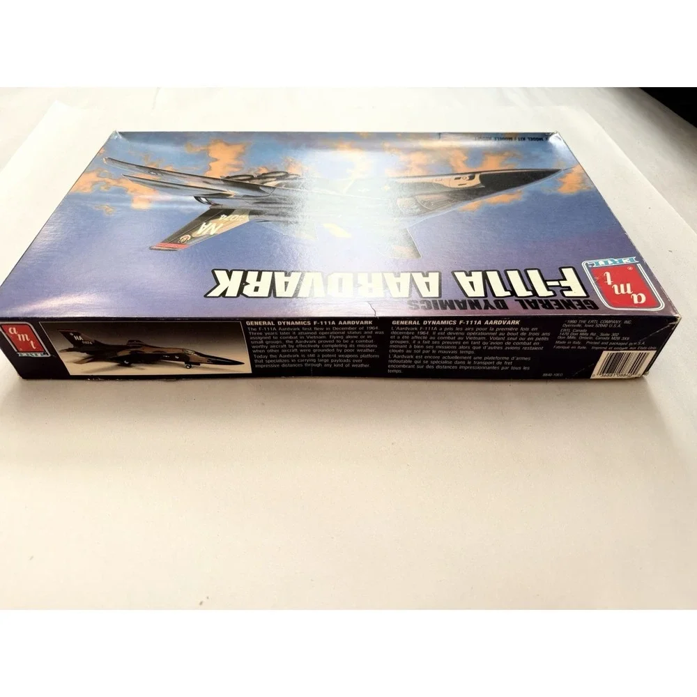 AMT Ertl General Dynamics F-111A Aardvark 1/72 Model Kit Open Box
